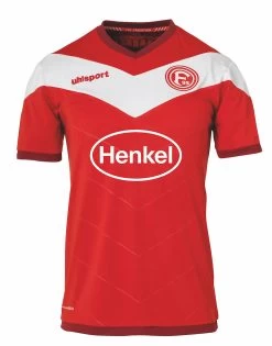 Uhlsport Fortuna Düsseldorf F95 Heimtrikot KA 18/19 Rot / Weiß