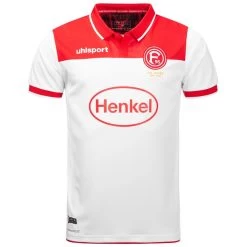 Uhlsport Fortuna DĂĽsseldorf F95 Heimtrikot KA 19/20 WeiĂź/rot