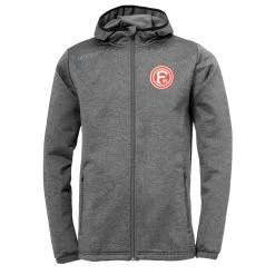 Uhlsport Essential Fleecejacke F95 Fortuna Düsseldorf Grau