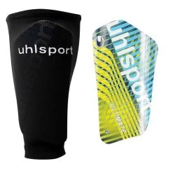 Uhlsport Ultimate Schienbeinschoner Ohne Knöchelschutz Gelb/blau 100678102