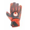 Uhlsport Kinder Aerored Soft SF Junior Torwarthandschuhe Grau / Rot / Weiß