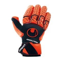 Uhlsport Next Level AbsolutGrip Reflex Torwarthandschuhe Dunkelblau / Orange