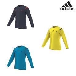 Adidas Referee 14 Jersey LS Schiedsrichtertrikot Langarm Blau / Gelb