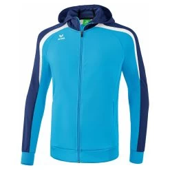 Erima Liga 2.0 Trainingsjacke Mit Kapuze Curacao /new Navy / Weiß