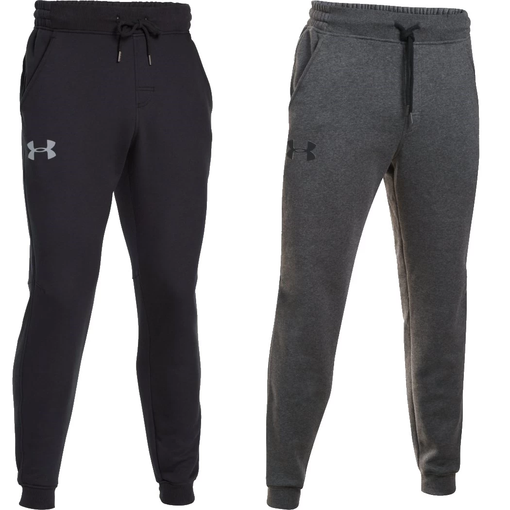 Under Armour Rival Cotton Jogger Fleece Jogginghose Schwarz 1269881-001 – Bild 2