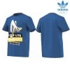 Adidas Originals Shoegirlphoto T-Shirt Herren Blau M69237