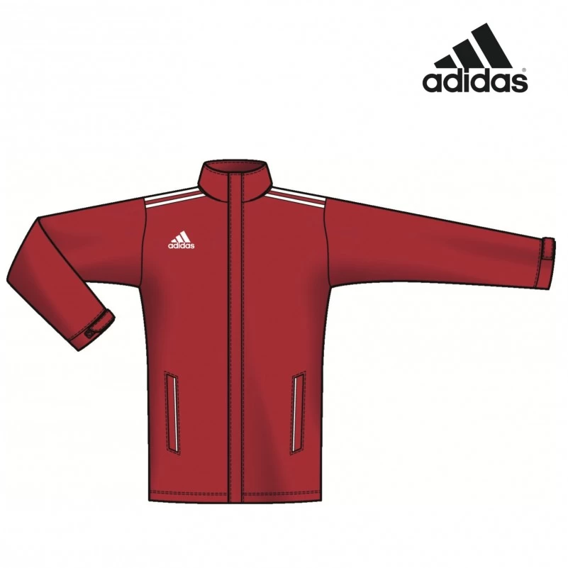 Adidas Core 11 Regenjacke Jacke Rot /weiß – Bild 2