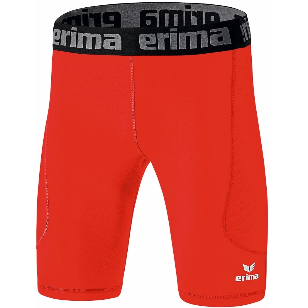 Erima Elemental Tight Funktionshose Kurz Rot