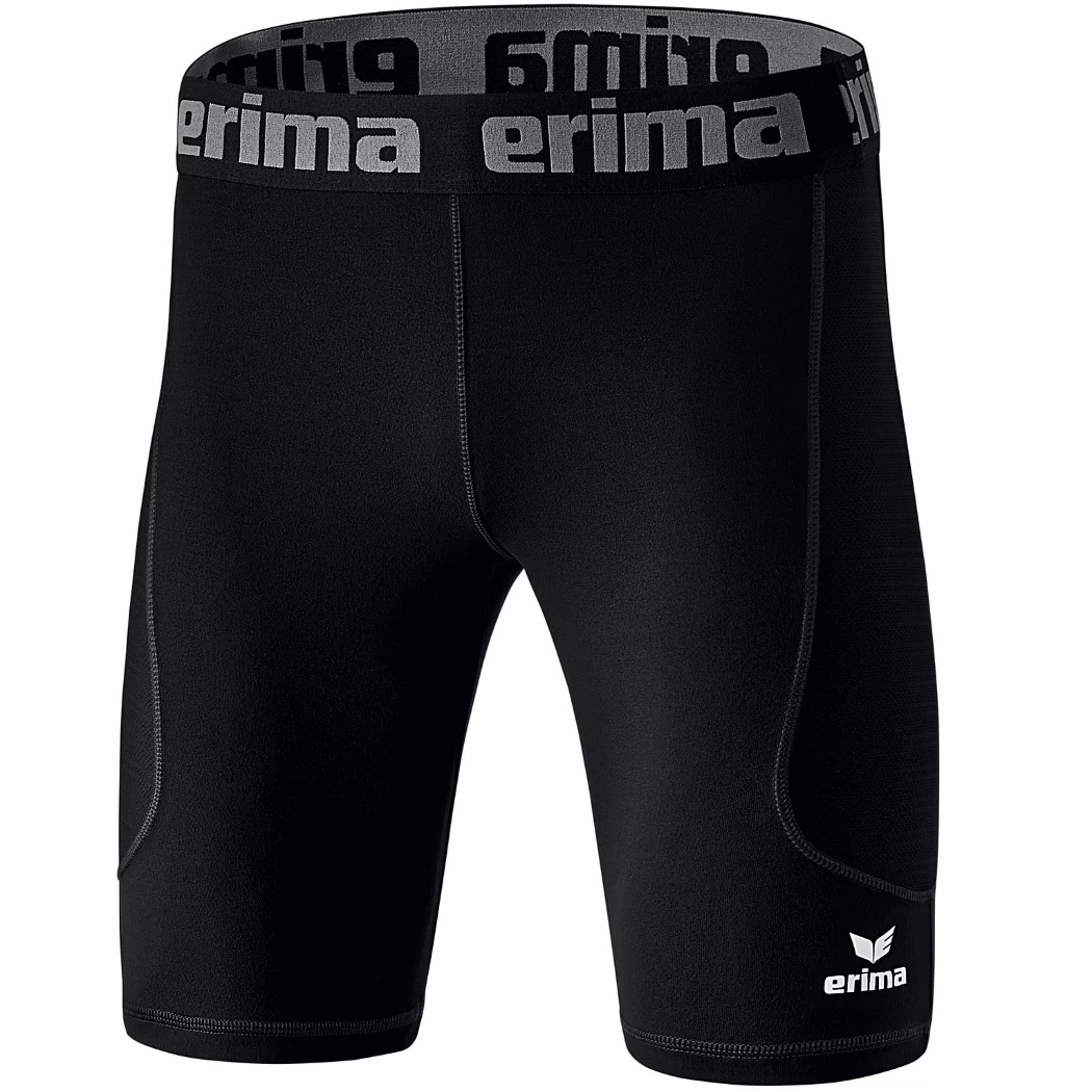 Erima Elemental Tight Funktionshose Kurz Schwarz