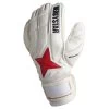 Derbystar Torwarthandschuhe APS White Future Star Außennaht Weiß/rot