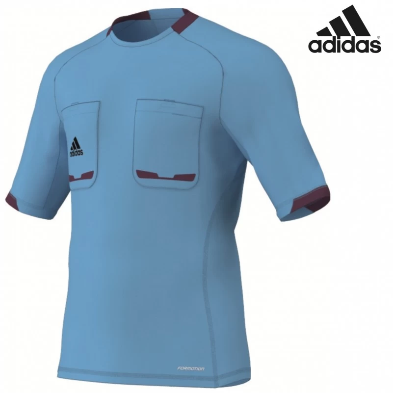 Adidas Schiedsrichtertrikot Kurzarm Referee Trikot Short Sleeve Blau