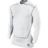 Nike Pro Combat Core Compression Langarmshirt Mock 2.0 Kids Weiß