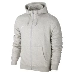 Nike Team Club Full-Zip Hoody Kinder Kapuzenjacke Grau