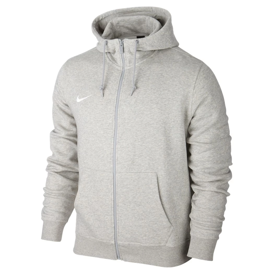 Nike Team Club Full-Zip Hoody Kinder Kapuzenjacke Grau