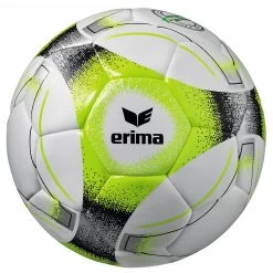 Erima Hybrid Lite 350 Gramm Jugendfußball Größe 4 Weiß / Lime Pop