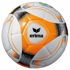 Erima Hybrid Lite 290 Gramm Jugendfußball Größe 4 Weiß / Neon Orange