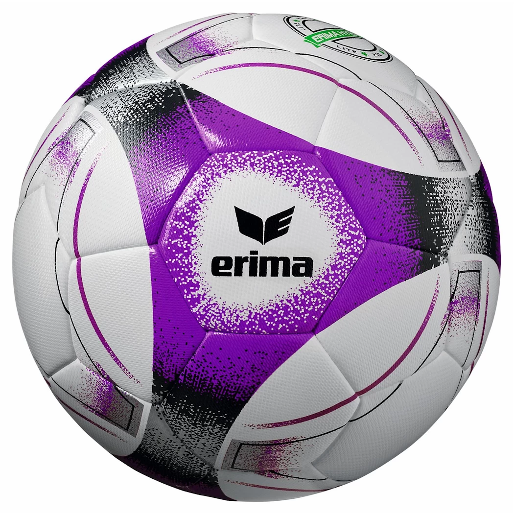 Erima Hybrid Lite 290 Gramm Jugendfußball Größe 3 Weiß / Lila