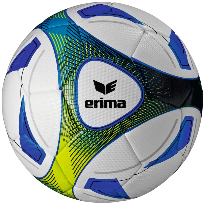 Erima Hybrid Training Trainingsfußball Weiß/blau/hellgrün