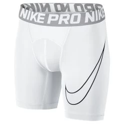 Nike Pro HBR Compression Short Kinder Weiß