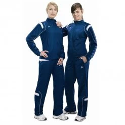 Erima Nano Line Präsentationsanzug Damen Denim Blau / Weiß