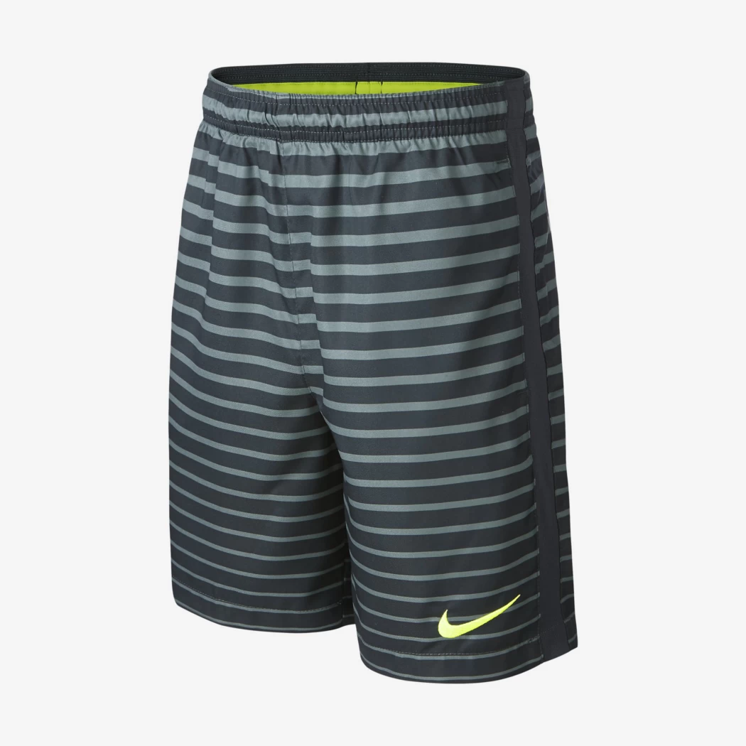 Nike Kinder Football Dry Short Squad Trainingsshort Grün/gelb 844717-364