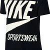 Nike T-Shirt Damen Sportswear Swoosh Logo Schwarz 878111-010