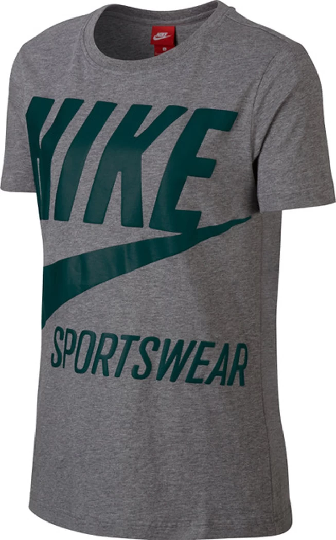 Nike T-Shirt Damen Sportswear Swoosh Logo Grau 878111-091