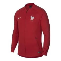 Nike Frankreich Anthem Jacket Fußball Jacke Rot WM 2018