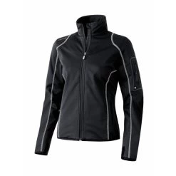 Erima Active Wear Softshell Jacke Lite Damen Schwarz/weiß