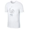 Nike FFF Crest T-Shirt Herren Frankreich Nationalmannschaft Weiß