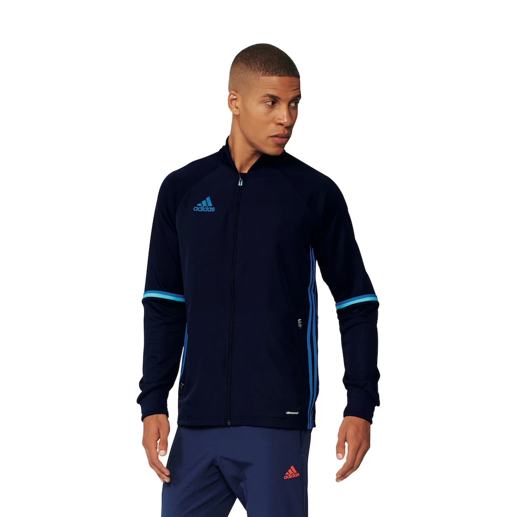 Adidas Condivo 16 Trainingsjacke Rot / Blau / Schwarz – Bild 20