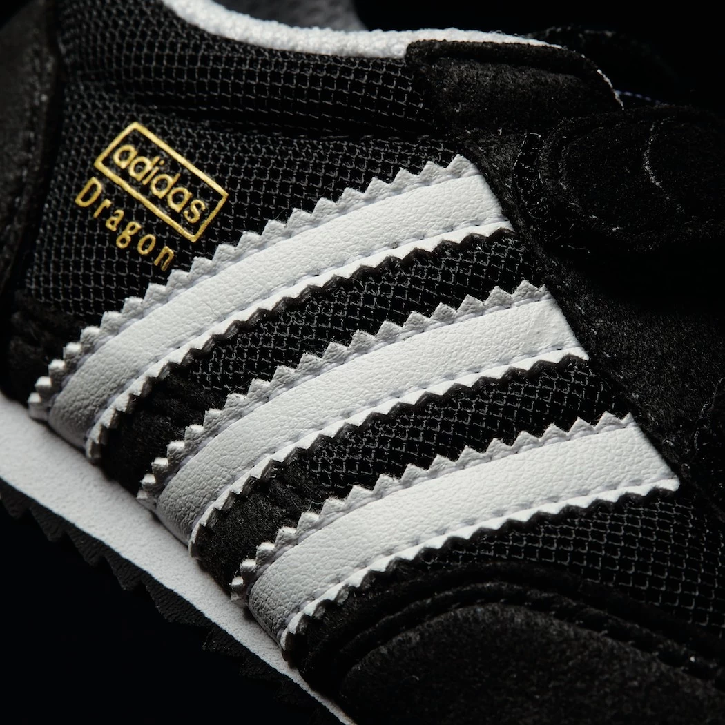 Adidas Originals Kinderschuhe Dragon CF I Schwarz/weiß – Bild 6