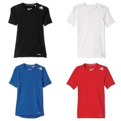 Adidas TechFit Base Tee Youth T-Shirt Kurzarm Unterziehshirt Kinder