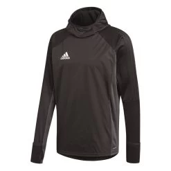Adidas Tiro 17 Warm Top Kinder Hoody Kapuzenpullover Schwarz