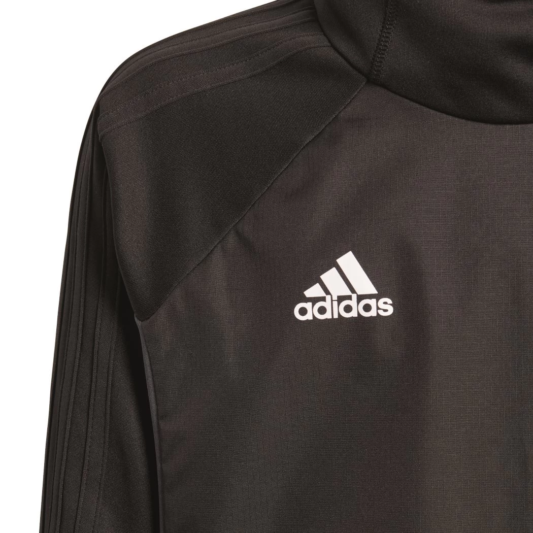 Adidas Tiro 17 Warm Top Kinder Hoody Kapuzenpullover Schwarz – Bild 3