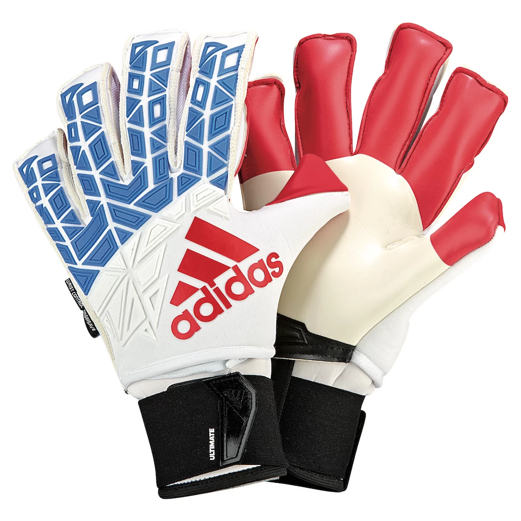 Adidas ACE Trans Ultimate Torwarthandschuhe Weiß/blau/rot