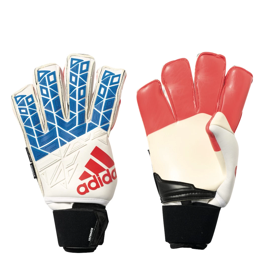 Adidas ACE Trans Ultimate Torwarthandschuhe Weiß/blau/rot – Bild 2