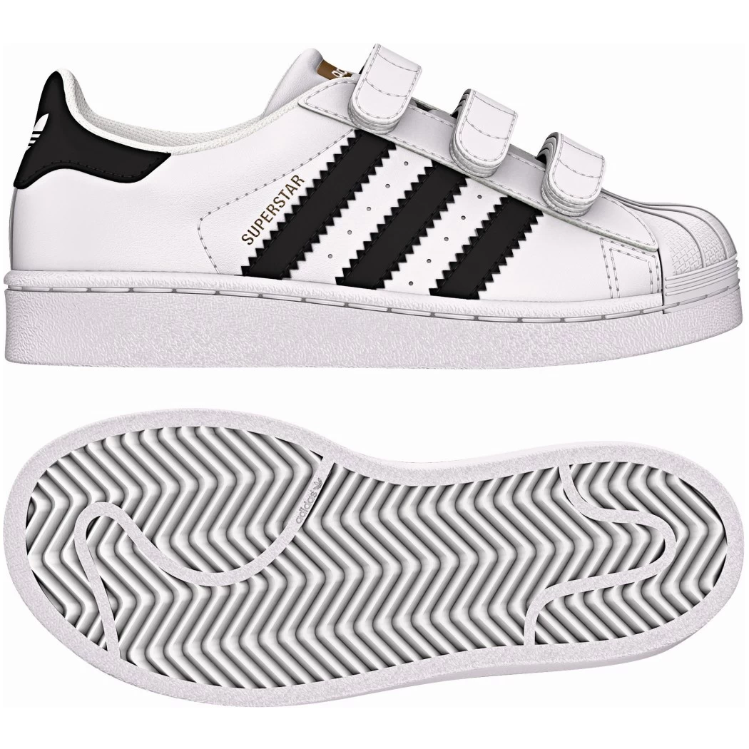 Adidas Originals Superstar Foundation J Kinderschuhe CF Klettverschluß