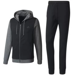 Adidas Energize Trainingsanzug Herren Grau/schwarz BQ6974 Größe 46S