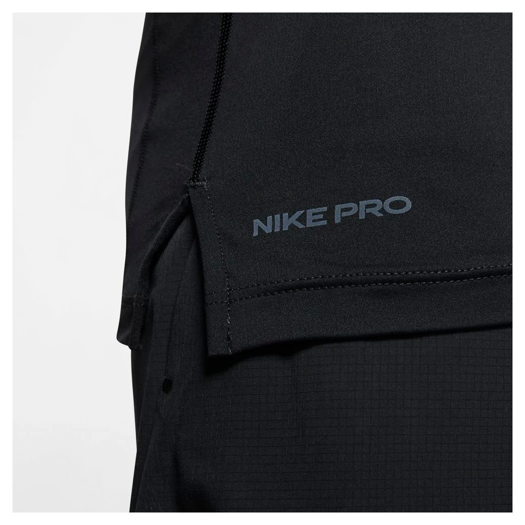Nike Pro Langarm-Oberteil Mit Enger Passform Schwarz – Bild 3