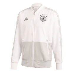 Adidas DFB Präsentationsjacke Deutschland WM 2018 Weiß / Grau