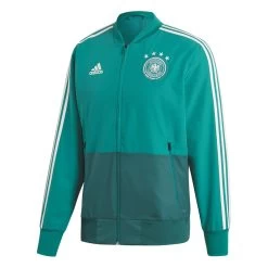Adidas DFB Präsentationsjacke Deutschland WM 2018 Grün / Weiß