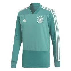 Adidas DFB Trainingstop Pullover Herren Deutschland WM 2018 Grün / Weiß