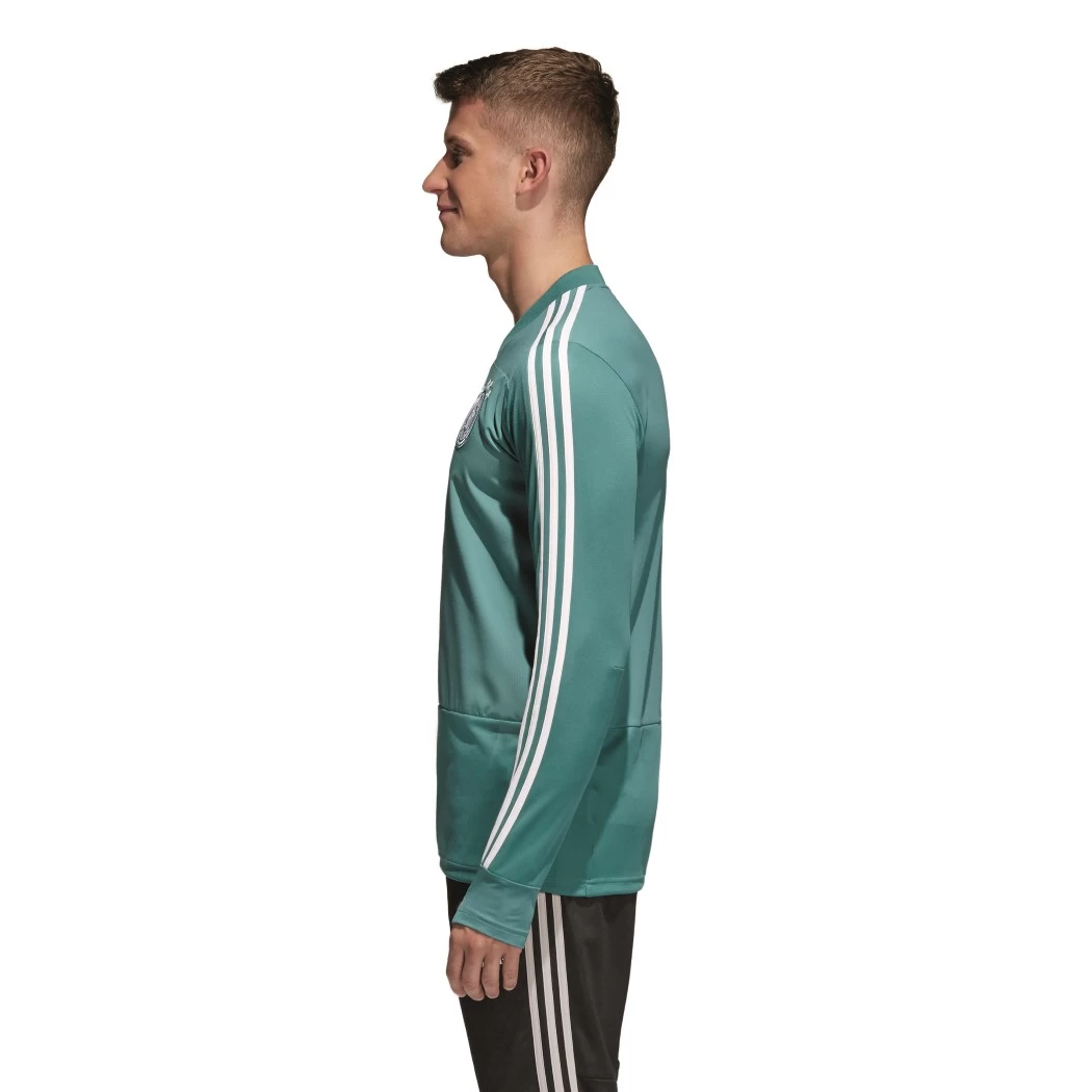 Adidas DFB Trainingstop Pullover Herren Deutschland WM 2018 Grün / Weiß – Bild 5