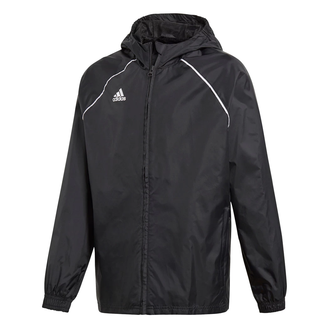 Adidas Kinder Core 18 Regenjacke Schwarz