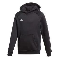 Adidas Kinder Core 18 Hoodie Kapuzenpullover Schwarz