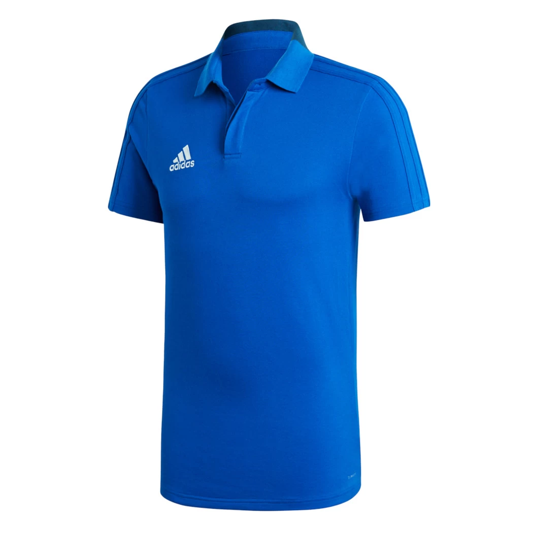 Adidas Condivo 18 Poloshirt Herren Baumwollmischgewebe Blau