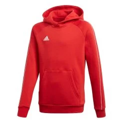 Adidas Kinder Core 18 Hoodie Kapuzenpullover Rot