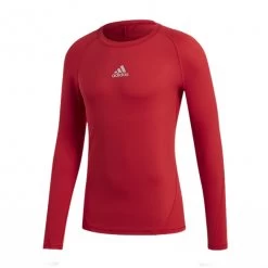 Adidas Kinder Alphaskin Longsleeve Tee Funktionsunterwäsche Rot