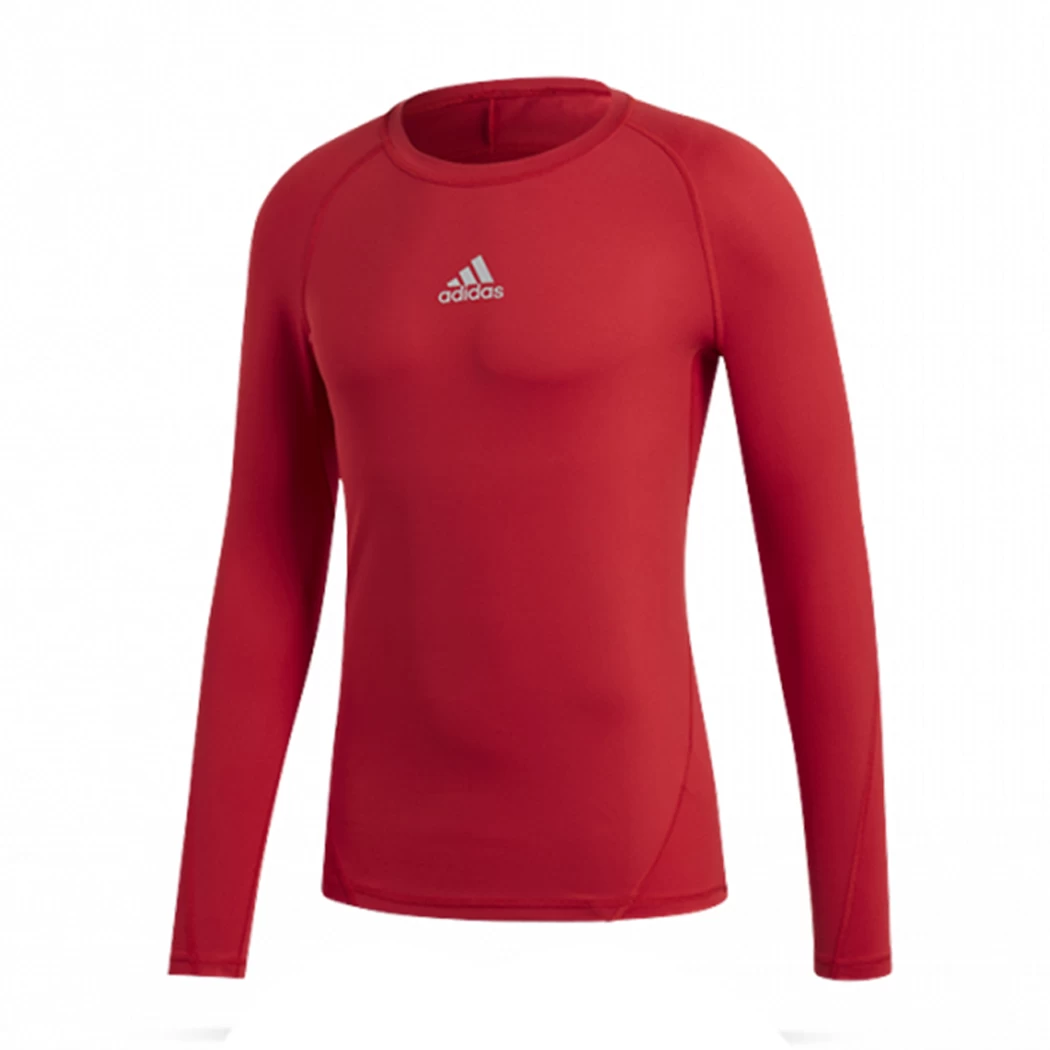 Adidas Kinder Alphaskin Longsleeve Tee Funktionsunterwäsche Rot
